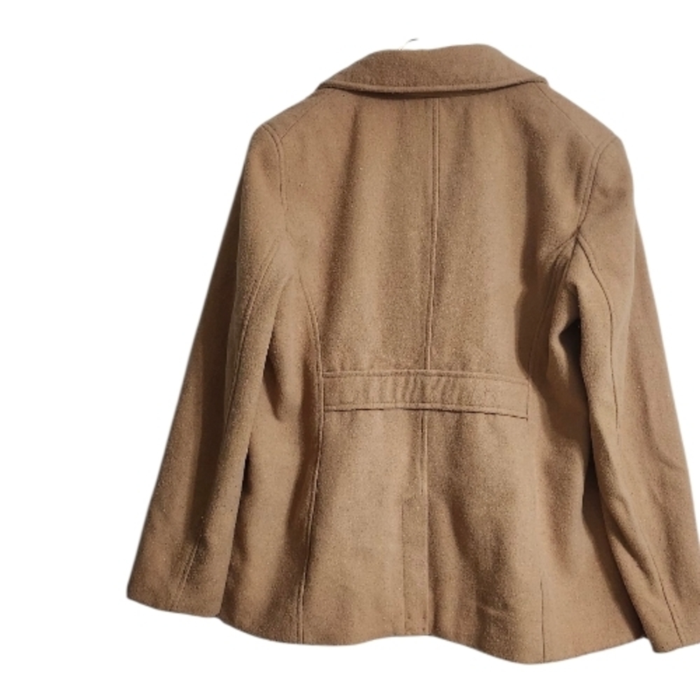 Old Navy Women's Camel Pea Coat - Picture 6 of 8